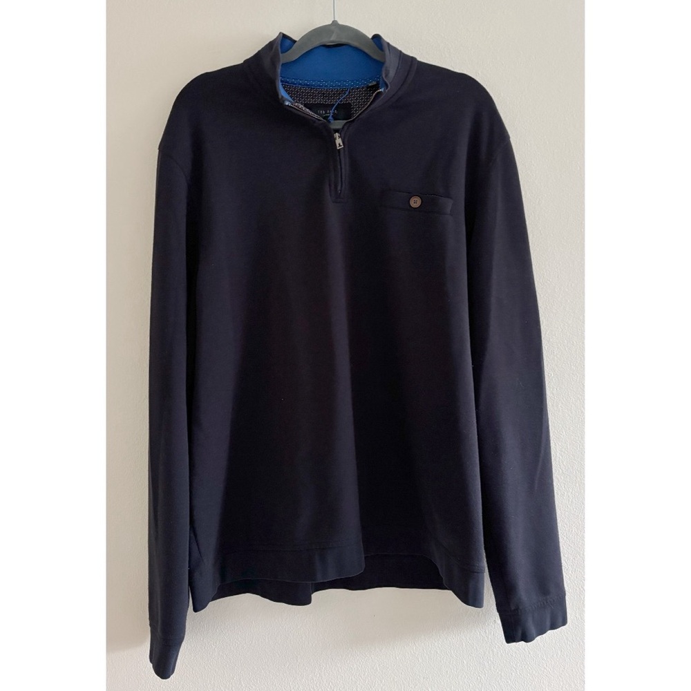 Ted Baker Navy Blue Pullover Sweater Size 7